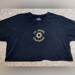 Hollister crop tshirt size small